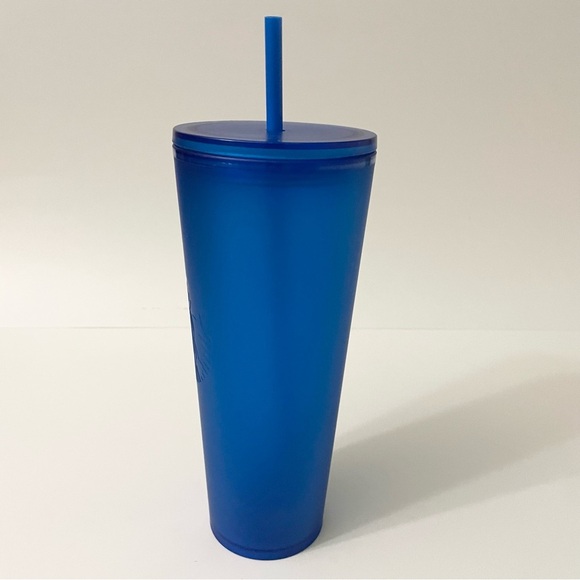 Starbucks Matte Royal Blue Velvet Soft Touch Venti 24 Oz Tumbler - Picture 3 of 13